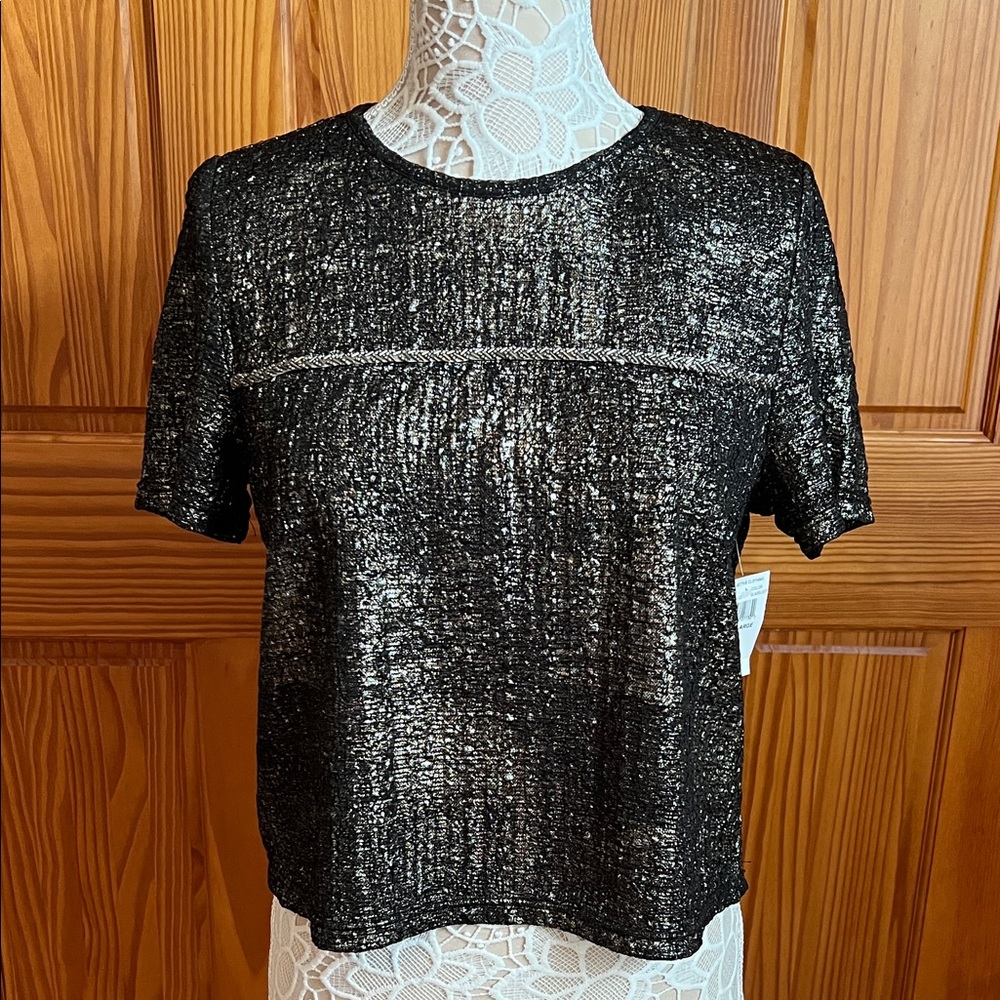 NWT Collective Clothing Shimmer Tee Shirt